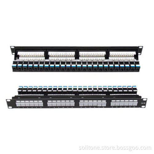24 Ports Cat5e Patch Panel, UTP, New Style